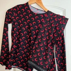 Marine Serre Black Moon Two Piece Set Small